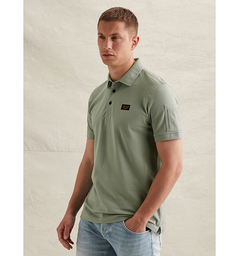 Pánská polokošile PME LEGEND Polo American Classic ss Zelená - PME LEGEND - PPSS2604899 6123 Short sleeve polo American Classic