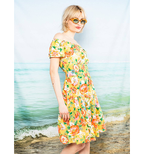 Dámské letní šaty Blutsgeschwister Parasolita Multicolor - Blutsgeschwister - 001261-312 02129 Parasolita