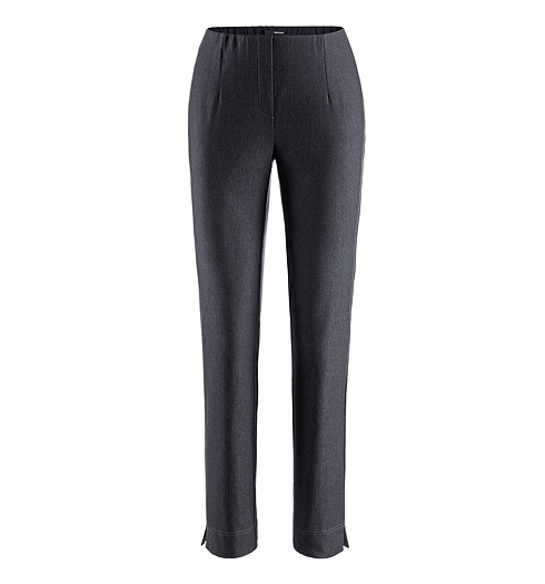Dámské kalhoty STEHMANN INA 944 antracit melange - Stehmann - INA 800 944 LANGE HOSE