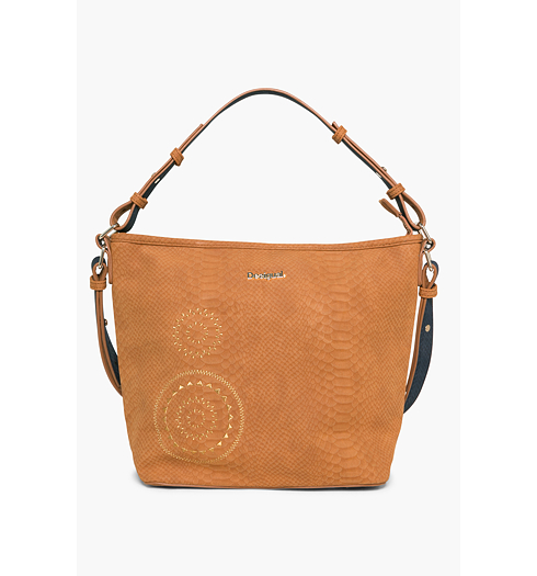 Dámská kabelka DESIGUAL ASTÚN AGORA 6091 LEATHER BROWN - DESIGUAL - 17WAXPHK 6091 BOLS_ASTÚN AGORA