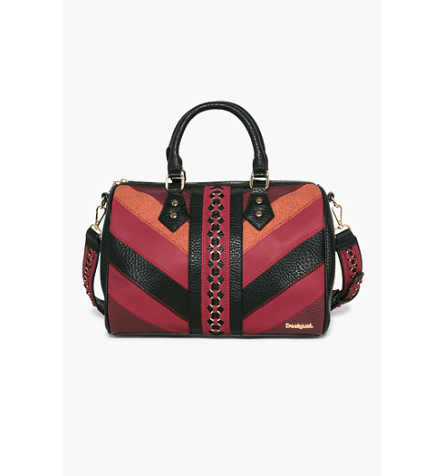 Dámská kabelka DESIGUAL BOWLING JUNO 3068 GRANATE MEDIO - DESIGUAL - 17WAXPNM 3068 BOLS BOWLING JUNO
