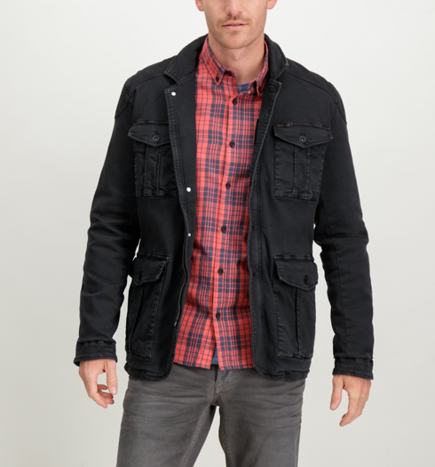 Pánská bunda GARCIA JACKET 2596 raven - GARCIA - S81102 2596 mens jacket