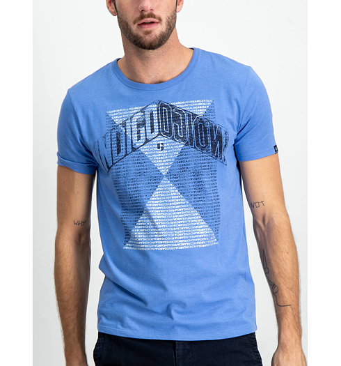 Pánské triko GARCIA T-SHIRT 2711-blue sea - GARCIA - A91003 2711 men`s T-shirt ss