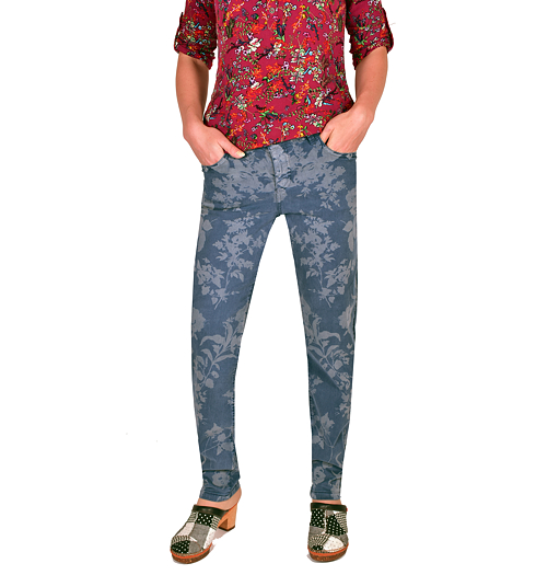 Dámské kalhoty STEHMANN PEGGY 3019 surf - Stehmann - PEGGY 764W 3019 LANGE HOSE