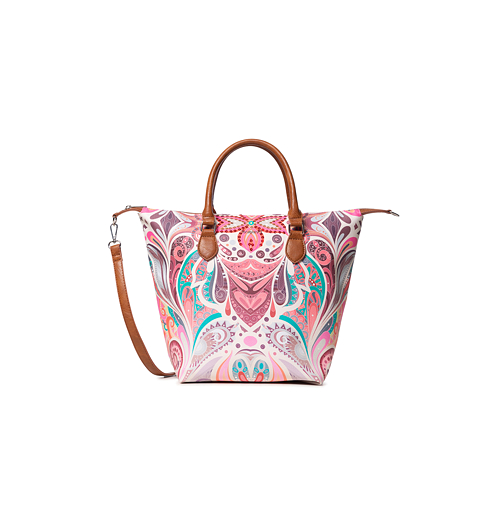 Dámská kabelka DESIGUAL BOLS_MULTIVERSE KONNA 3015 PALE SALMON - DESIGUAL - 20SAXPCZ 3015 BOLS_MULTIVERSE KONNA