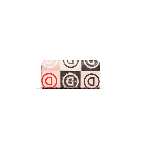 Dámská peněženka DESIGUAL MONE_LOGO PATCH_MARIA 6008 BEIGE - DESIGUAL - 20SAYP25 6008 MONE_LOGO PATCH_MARIA