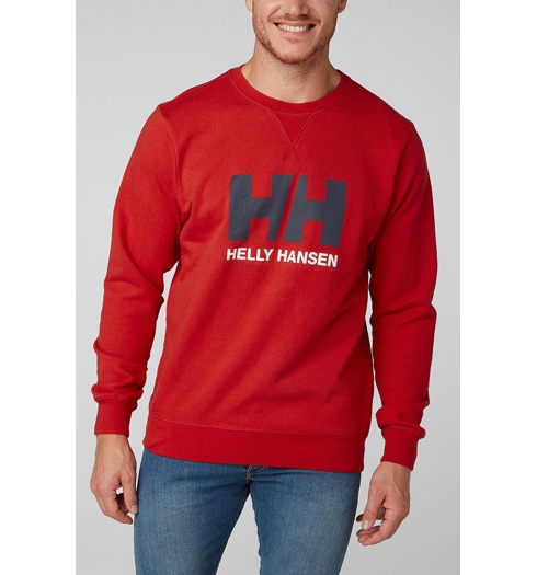 Pánská mikina HELLY HANSEN HH LOGO CREW SWEAT 110 FLAG RED - Helly Hansen - 34000 110 HH LOGO CREW SWEAT