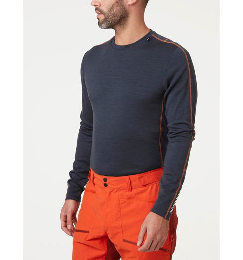 Pánské funkční triko HELLY HANSEN LIFA MERINO LIGHTWEIGHT CREW 983 SLATE - Helly Hansen - 49370 983 LIFA MERINO LIGHTWEIGHT CREW