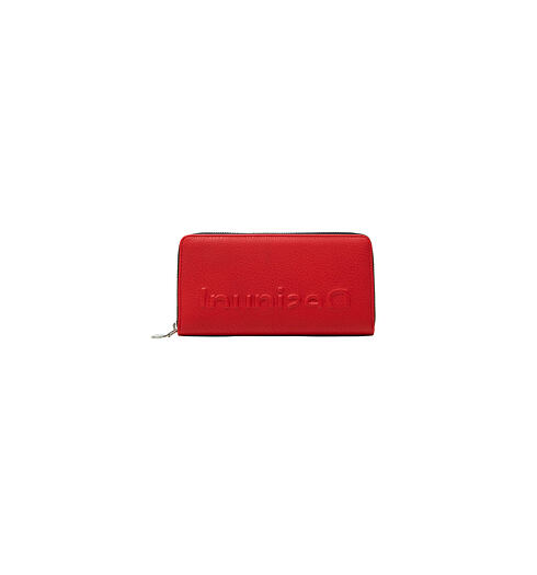 Dámská peněženka DESIGUAL EMBOSSED HALF 3092 RED - DESIGUAL - 21SAYP35 3092 MONE_EMBOSSED HALF_FIONA