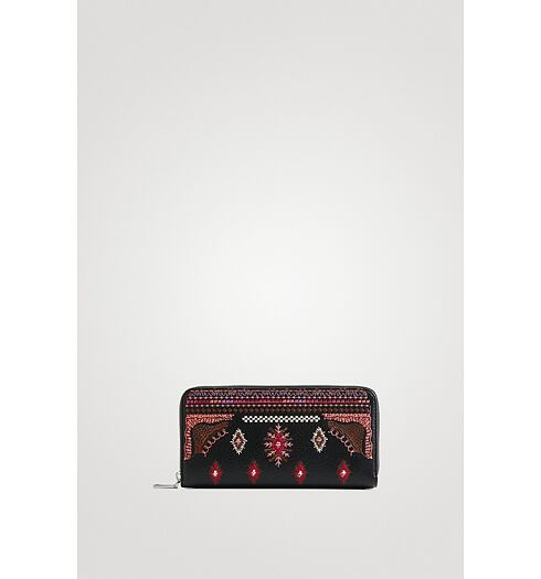 Dámská peněženka DESIGUAL REGASITA FIONA PU 2000 NEGRO - DESIGUAL - 22SAYP20 2000 MONE_REGASITA FIONA PU