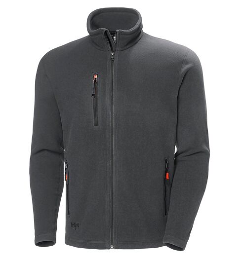 Pánská mikina HELLY HANSEN WORKWEAR OXFORD 970 dark grey - HELLY HANSEN WORKWEAR - 72026 970 OXFORD FLEECE JACKET