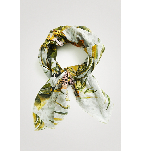 Dámský šátek DESIGUAL TIGERCAMO 4003 - DESIGUAL - 22SAWA47 4003 BOLS TIGERCAMO