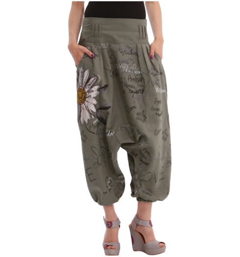 Dámské kalhoty DESIGUAL PANT ACIONAL 4007 - DESIGUAL - 42P2640 4007 PANT ACIONAL