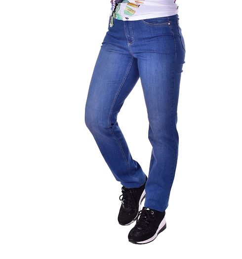 Dámské kalhoty STEHMANN MELLINA 3400 frozy cobalt - Stehmann - MELINA 780W 3400 44165 REG.PANTS
