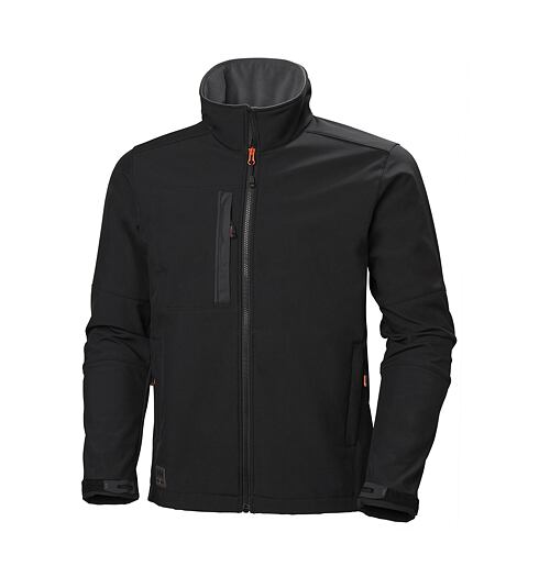 Pánská bunda HELLY HANSEN WORKWEAR KENSINGTON JACKETS 990 černá - HELLY HANSEN WORKWEAR - 74231 990 KENSINGTON SOFTSHELL JACKET
