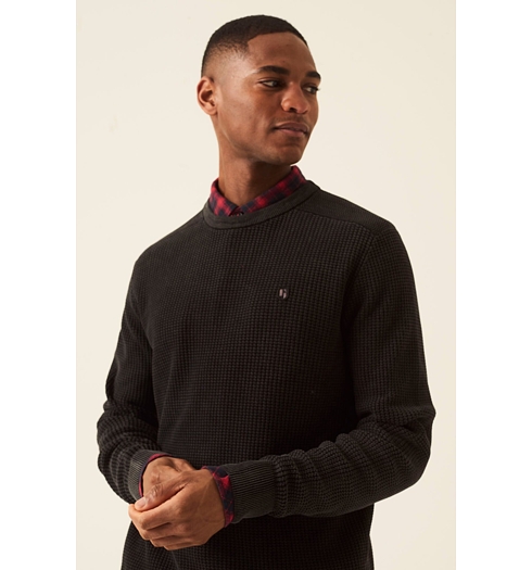 Pánský svetr GARCIA mens pullover 3434 concrete - GARCIA - T21040 3434 mens pullover