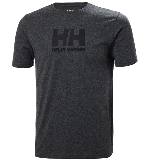 Pánské triko HELLY HANSEN HH LOGO T-SHIRT 982 EBONY MELANGE - Helly Hansen - 33979 982 HH LOGO T-SHIRT