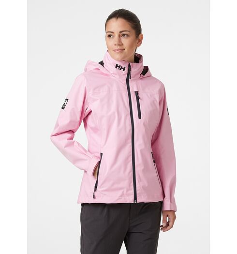 Dámská zateplená jachtařská bunda HELLY HANSEN 33891 095 W CREW HOODED MIDLAYER JACKET 095 pink - Helly Hansen - 33891 095 W CREW HOODED MIDLAYER JACKET