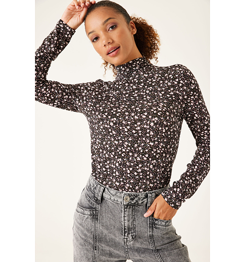 Dámské triko GARCIA ladies T-shirt ls 60 black - GARCIA - V20210 60 ladies T-shirt ls