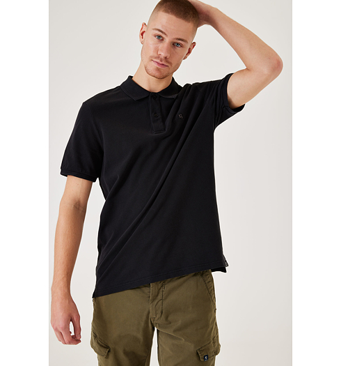 Pánské polo GARCIA Z1104 60 mens polo ss 60 black - GARCIA - Z1104 60 mens polo ss