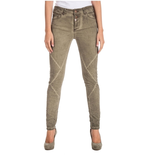 Dámské jeans TIMEZONE NeelaTZ fashion pants 6173 natural beige - Timezone - 16-0293 6173 NeelaTZ fashion pants