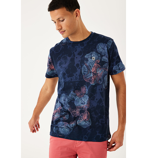 Pánské triko GARCIA mens T-shirt ss 70 marine - GARCIA - E31007 70 mens T-shirt ss