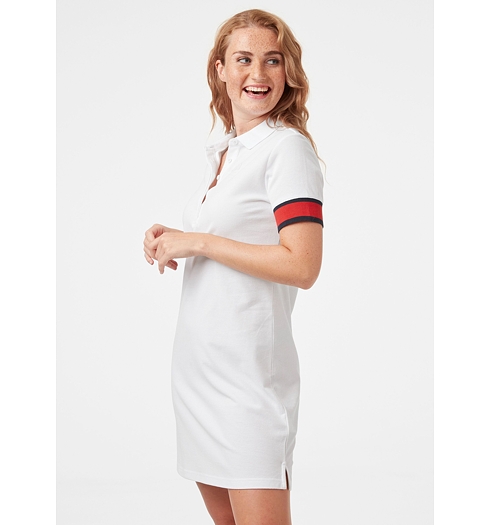 Dámské šaty HELLY HANSEN W THALIA PIQUE DRESS 001 WHITE - Helly Hansen - 30350 001 W THALIA PIQUE DRESS