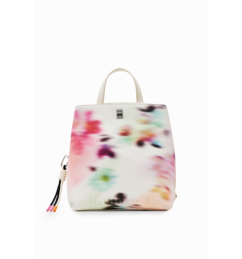 Dámský batůžek DESIGUAL 23SAKP39 9019 BACK_ACIDULE SUMY MINI 9019 MATERIAL FINISHES - DESIGUAL - 23SAKP39 9019 BACK_ACIDULE SUMY MINI