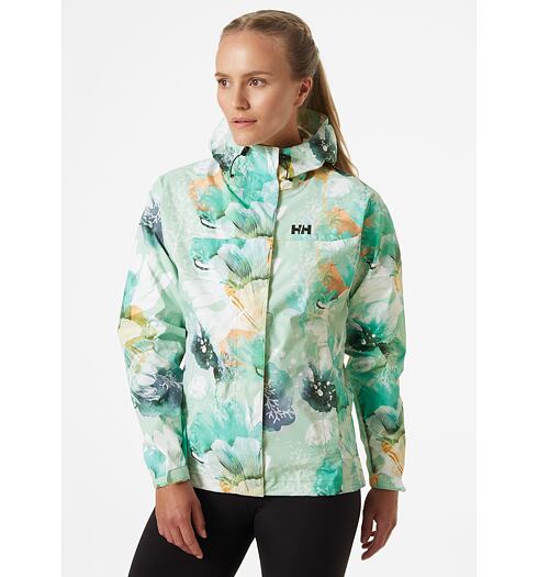 Dámská bunda HELLY HANSEN 63207 407 W LOKE PRINT JACKET 407 jade - Helly Hansen - 63207 407 W LOKE PRINT JACKET