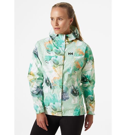 Dámská bunda HELLY HANSEN W LOKE PRINT 407 jade - Helly Hansen - 63207 407 W LOKE PRINT JACKET