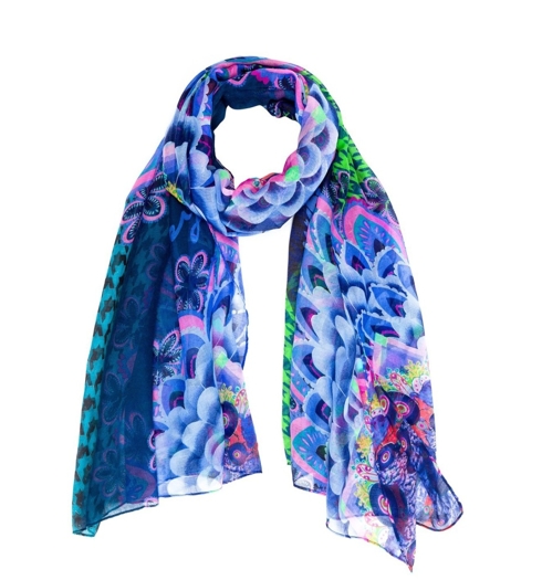 Dámský šátek DESIGUAL 47W5800 5000 Pash Loop Fun Classic 5000 - DESIGUAL - 47W5800 5000 Pash Loop Fun Classic