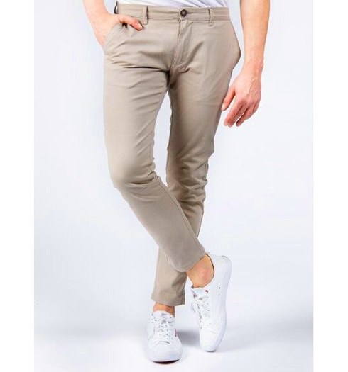Pánské lehké kalhoty CROSS CHINO 40 GREY - Cross - E120 40 CHINO