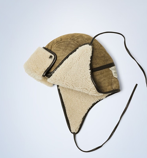 PME LEGEND PAC2410900 8225 Lammy Flight Hat Khaki 8225 - PME LEGEND - PAC2410900 8225 Lammy Flight Hat Khaki