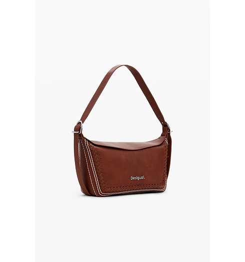 Dámská kabelka DESIGUAL 25SAXP52 6011 BAG TRAMA MUNICH 6011 BROWN - DESIGUAL - 25SAXP52 6011 BAG TRAMA MUNICH