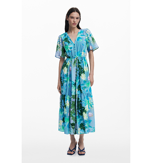 Dámské šaty DESIGUAL 25SWVW18 4001 VEST NANCY 4001 GREEN - DESIGUAL - 25SWVW18 4001 VEST NANCY