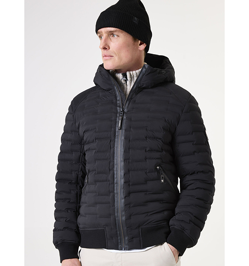 Pánská zimní bunda GARCIA mens outdoor jacket Černá - GARCIA - GJ510901 60 mens outdoor jacket