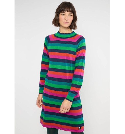 Dámské zimní šaty Blutsgeschwister Deliciously Easy Striped Multicolor - Blutsgeschwister - 001253-265 01718 Deliciously Easy Striped