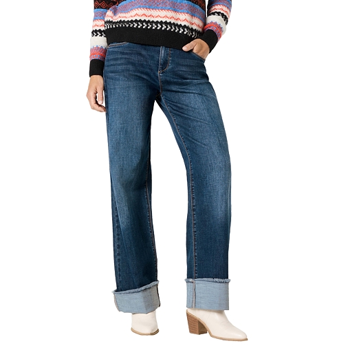 Dámské jeans TIMEZONE CoraTZ Comfort Womenshape Modrá - Timezone - 17-10099-40-3805 3093 CoraTZ Comfort Womenshape
