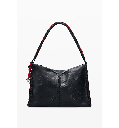 Dámská kabelka DESIGUAL ALL MICKEY LEIRIA Černá - DESIGUAL - 26SAXPBE 2000 BAG ALL MICKEY LEIRIA