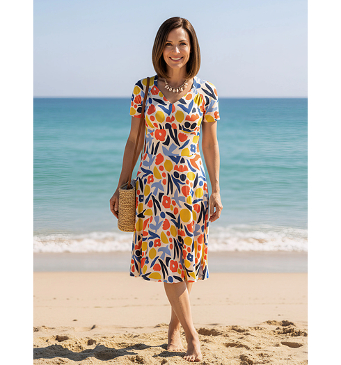 Dámské letní šaty Blutsgeschwister Zaubertal Heritage Multicolor - Blutsgeschwister - 001261-231 02058 Zaubertal Heritage