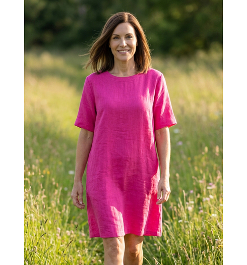 Dámské letní šaty HAJO D Kleid 1/2 RH Růžová - HAJO - 10886 735 D Kleid 1/2 RH