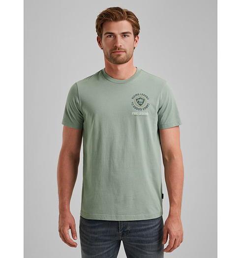 Pánské triko PME LEGEND T-shirt with artwork Zelená - PME LEGEND - PTSS2508575 5226 T-shirt with artwork