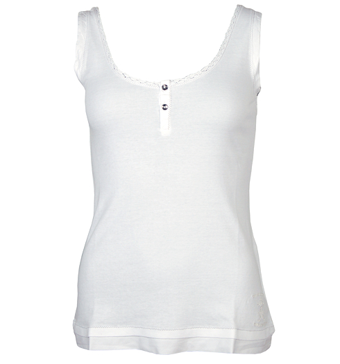 Dámské tílko RIFLE W CANOTTA COSTINA 098 white - RIFLE - T55009 QK70T 098 W-CANOTTA COSTINA