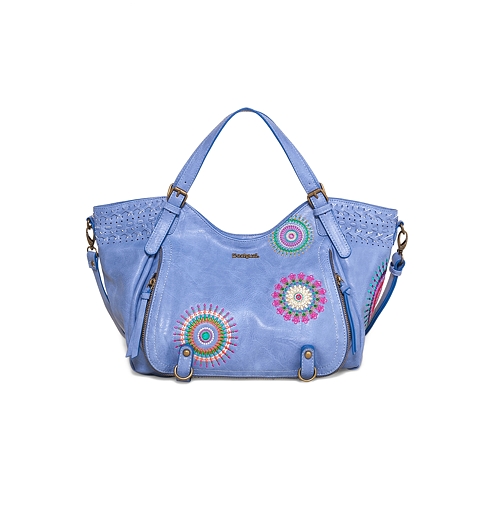 Dámská kabelka DESIGUAL BOLS ROTTERDAM SUZIE 5120 FIORDO - DESIGUAL - 72X9EC6 5120 BOLS ROTTERDAM SUZIE