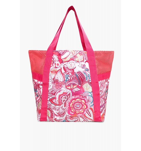 Dámská kabelka DESIGUAL L SHOPPING BAG P 3192 ROUGE RED - DESIGUAL - 71X5SA1 3192 BOLS_L SHOPPING BAG P