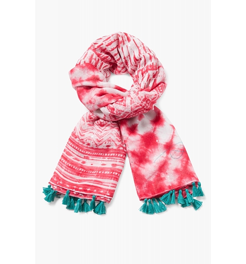 Dámský šátek DESIGUAL RECTANGLE SPL 3136 ROJONANJA - DESIGUAL - 72W9WA9 3136 FOULARD_RECTANGLE SPL