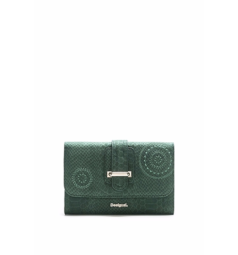 Dámská peněženka DESIGUAL AGORA LENGÜETA 4045 VERDE JUNCO - DESIGUAL - 17WAYPAM 4045 MONE_AGORA LENGÜETA