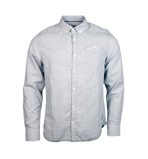 Pánská košile GARCIA GM - Shirt 1756 salt - GARCIA - O61037 men`s shirt ls 1756