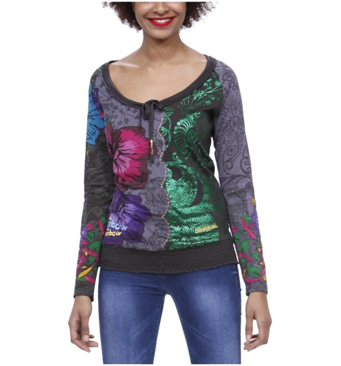 Dámské triko DESIGUAL 28T2406 2022 TS CARRIE SLEVA 40 2022 - DESIGUAL - 28T2406 2022 TS CARRIE SLEVA 40