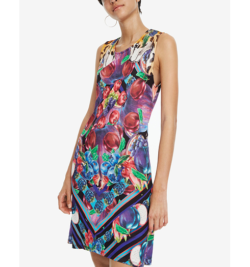Dámské šaty DESIGUAL NIKA 5001 MARINO - DESIGUAL - 19SWVKAB 5001 VEST_NIKA